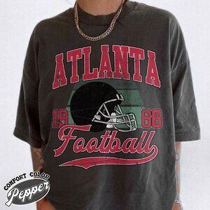 Atlanta Football Classic Design Comfort Colors T-Shirt 159
